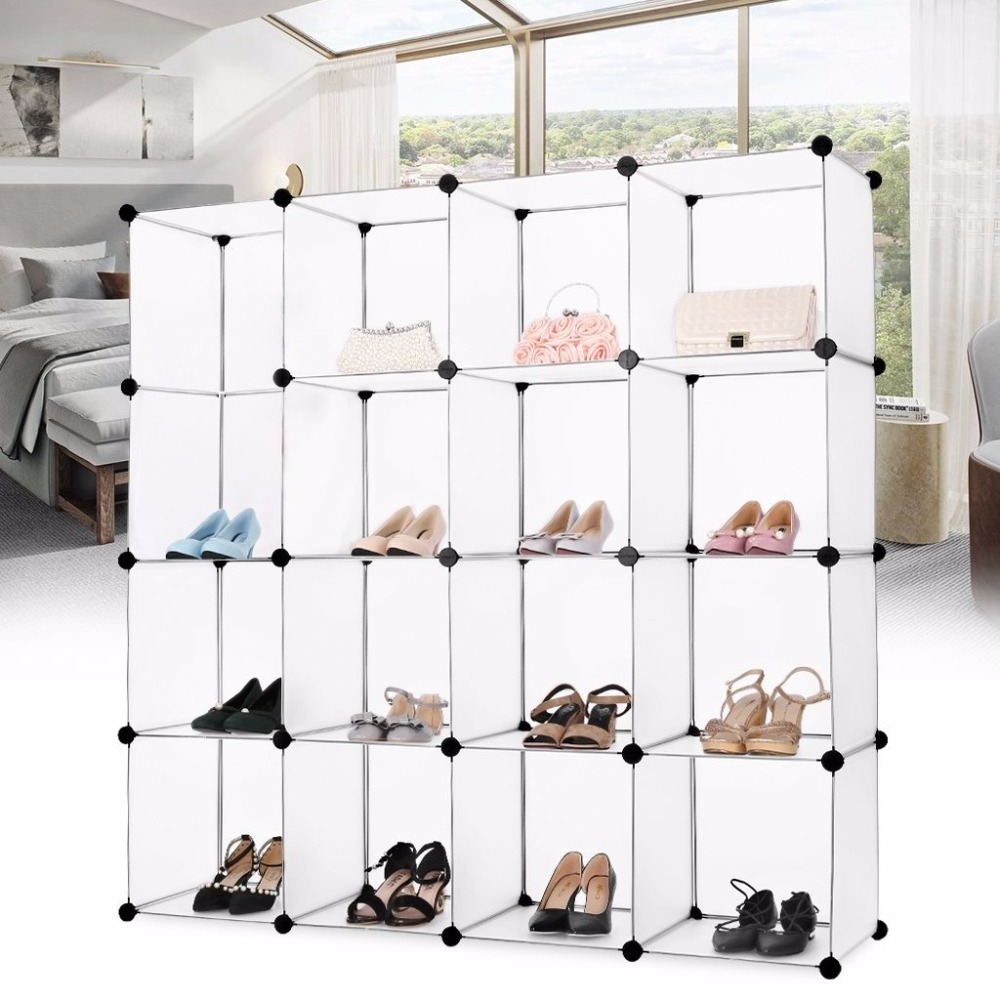 Portable Clothes Closet Wardrobe Bedroom Armoire Storage Organizer with Doors