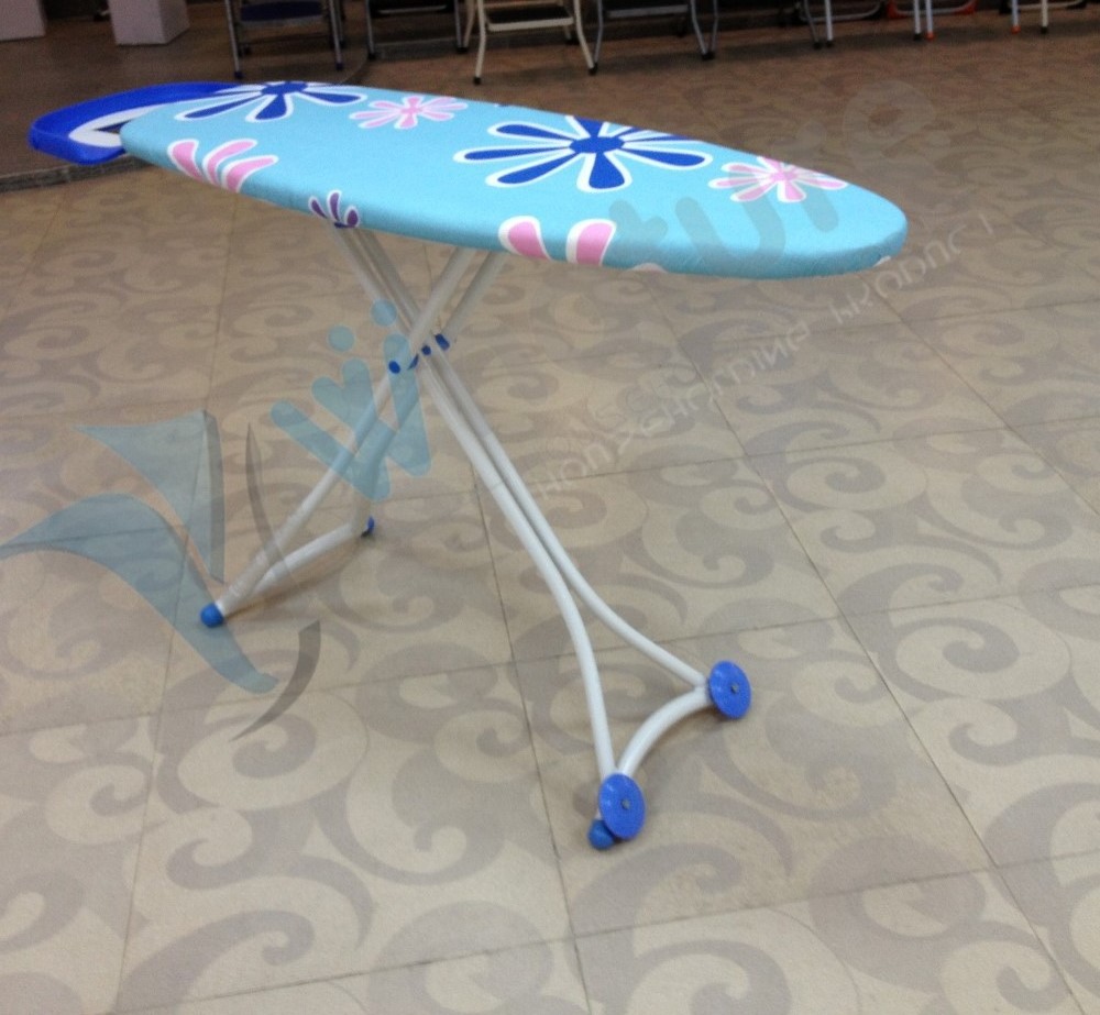 wheels ironing boards with plastic iron rest