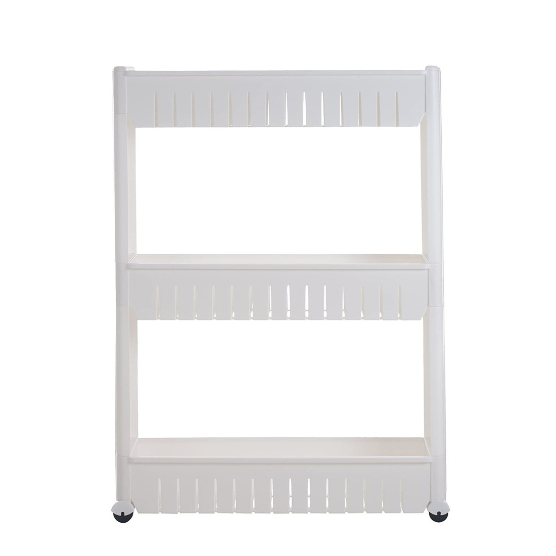 Mobile Shelving Unit Organizer with 3 Large Storage Baskets