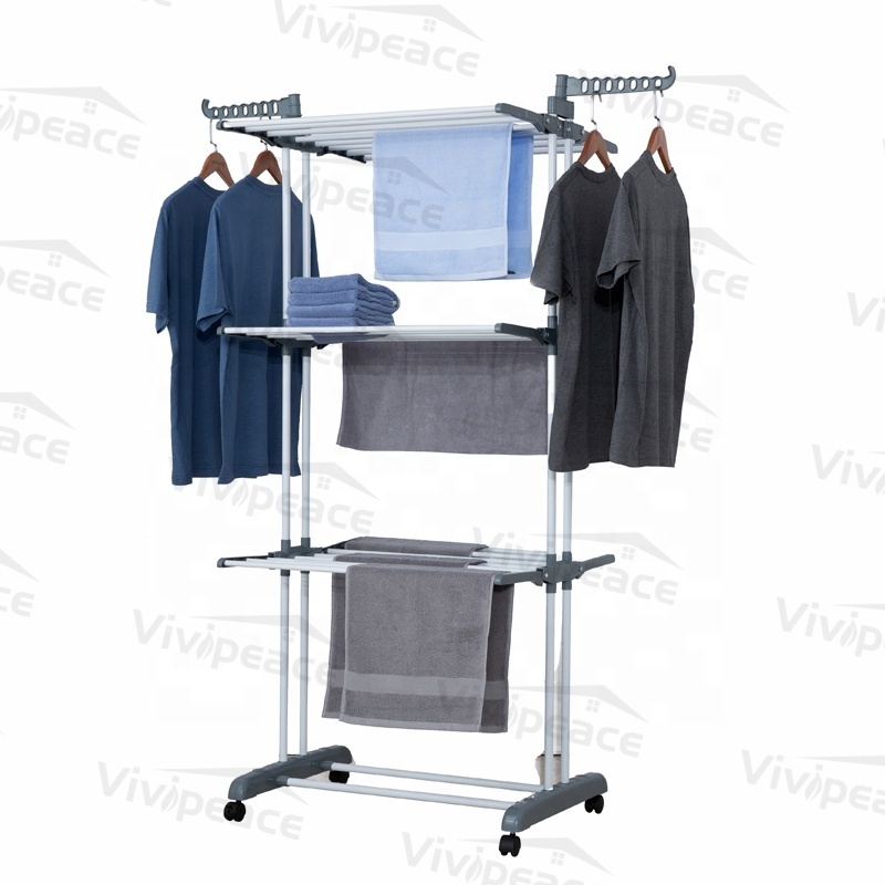 Clothes Drying Rack,3 Tier Foldable Laundry Drying Rack