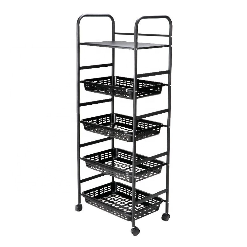 5-Tier Adjustable Shelving Unit Storage Rack,  Kitchen Laundry Bathroom Cabinet Organizer