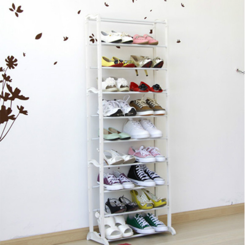 10 Tier Shoe Rack 30 Pair, Tier Free Standing, Space Saving Shoe Rack Storage Organizer