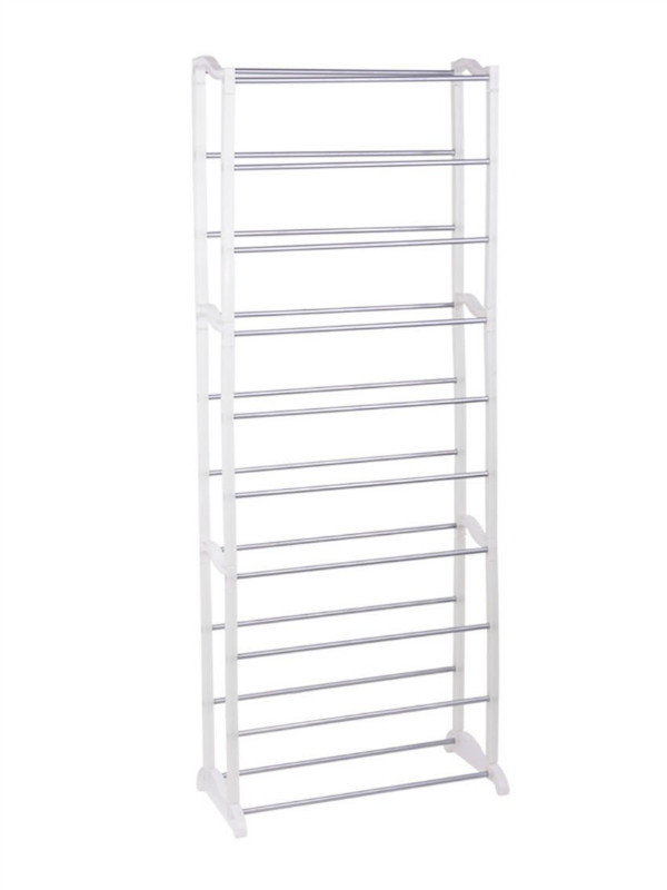 10 Tier Shoe Rack 30 Pair, Tier Free Standing, Space Saving Shoe Rack Storage Organizer