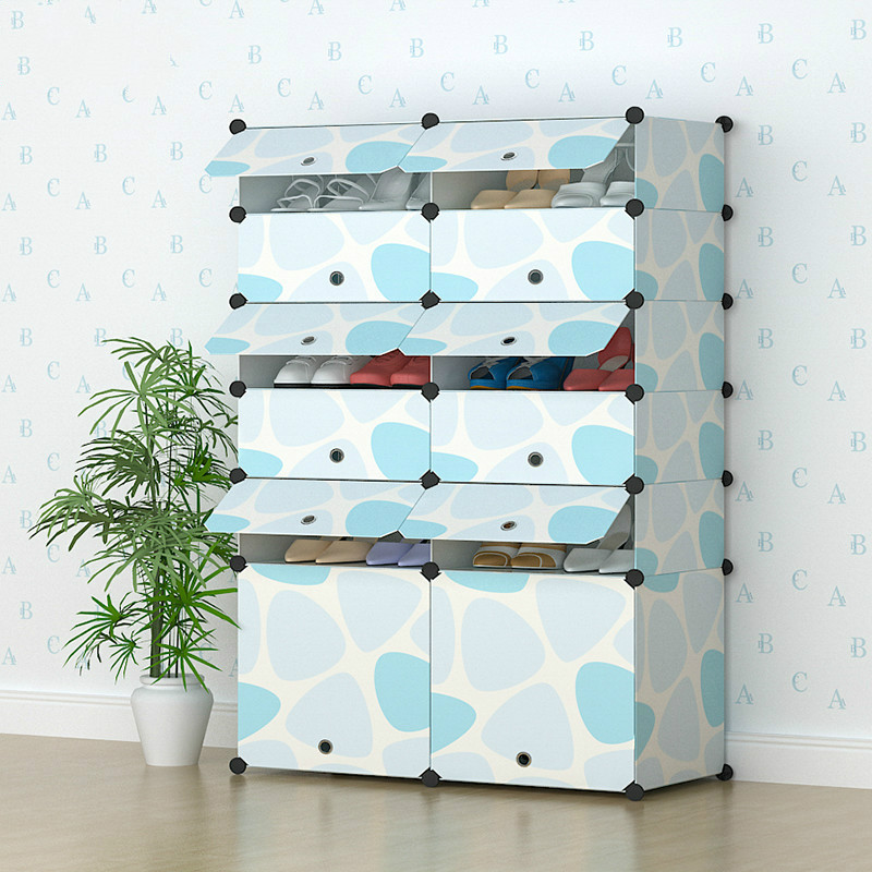 Portable Shoe Rack Organizer 48 Pair Tower Shelf Storage Cabinet Stand Expandable for Heels, Boots, Slippers