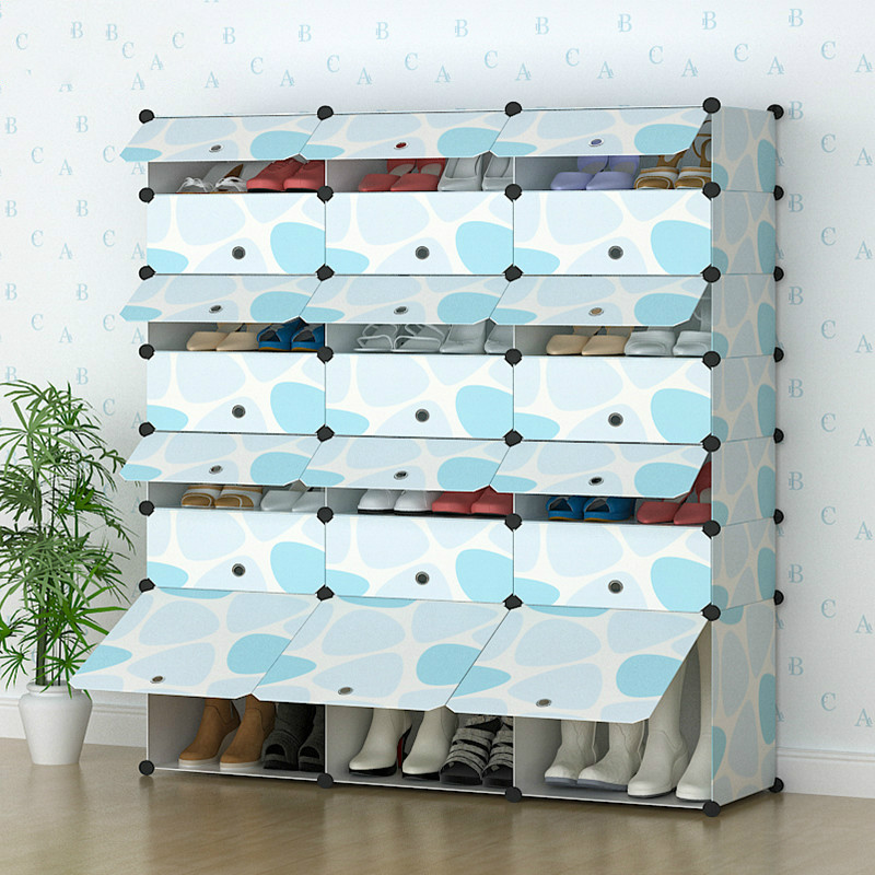 Portable Shoe Rack Organizer 48 Pair Tower Shelf Storage Cabinet Stand Expandable for Heels, Boots, Slippers