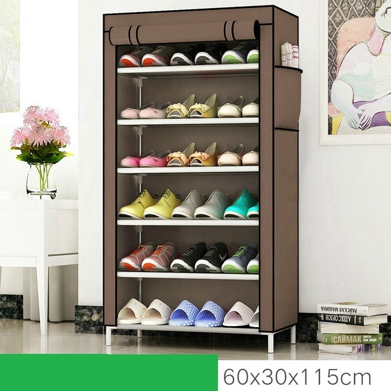 non-woven fabric  Shoe Rack 6-Tier Shoe Storage