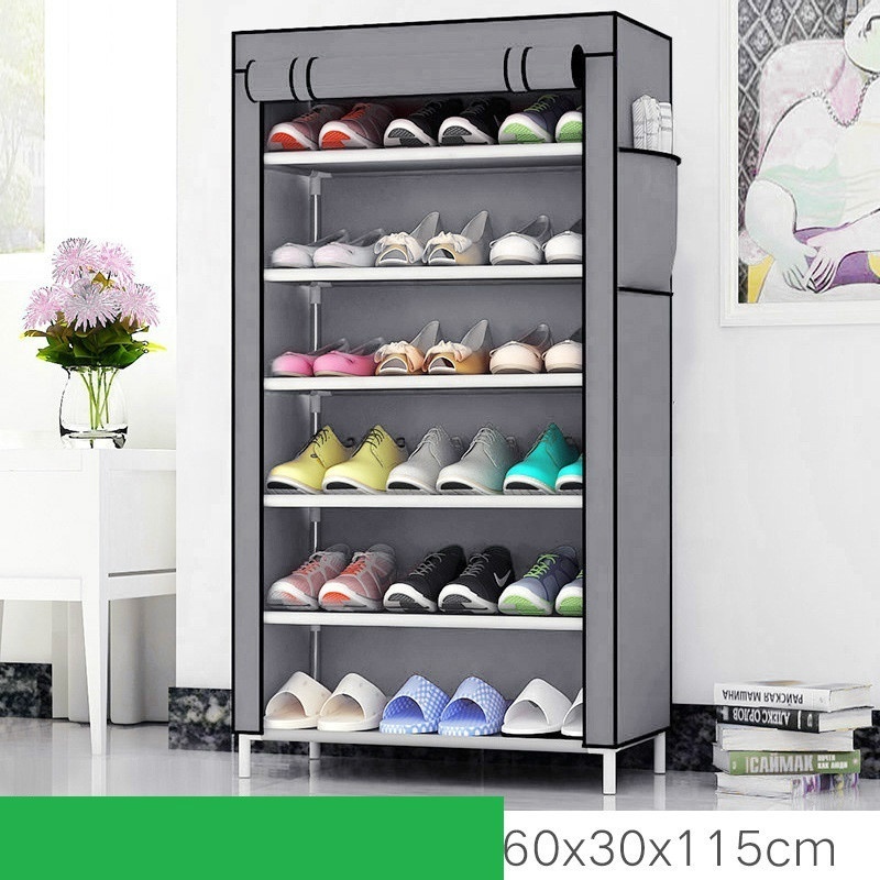 non-woven fabric  Shoe Rack 6-Tier Shoe Storage