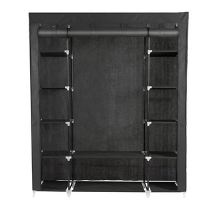 Cheap portable clothes cabinet fabric wardrobe