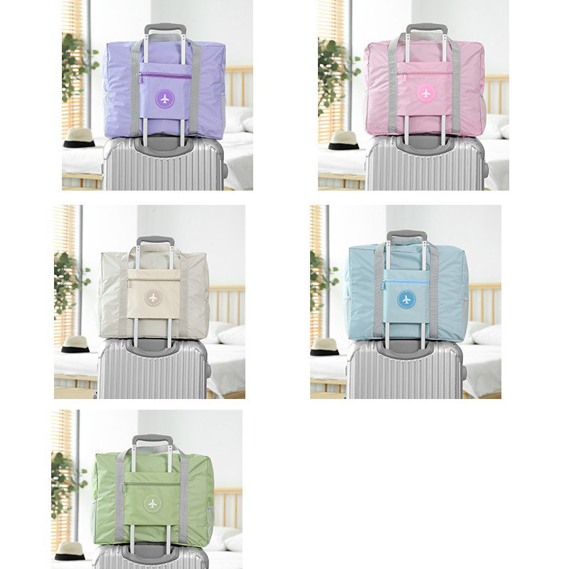 Lightweight Nylon Travel Bags Airplane Lightweight Foldable Business Trip Storage Luggage Duffle Tote Bag