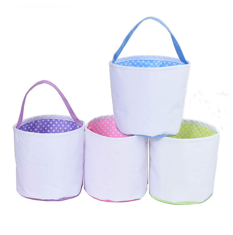 Festival party wholesale easter baskets personalized easter bags cute easter bunny egg candy basket