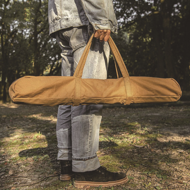 Custom Canvas Tool Bag Carrying Tripod Stand Case Camping Canopy Tent Pole Storage Bag