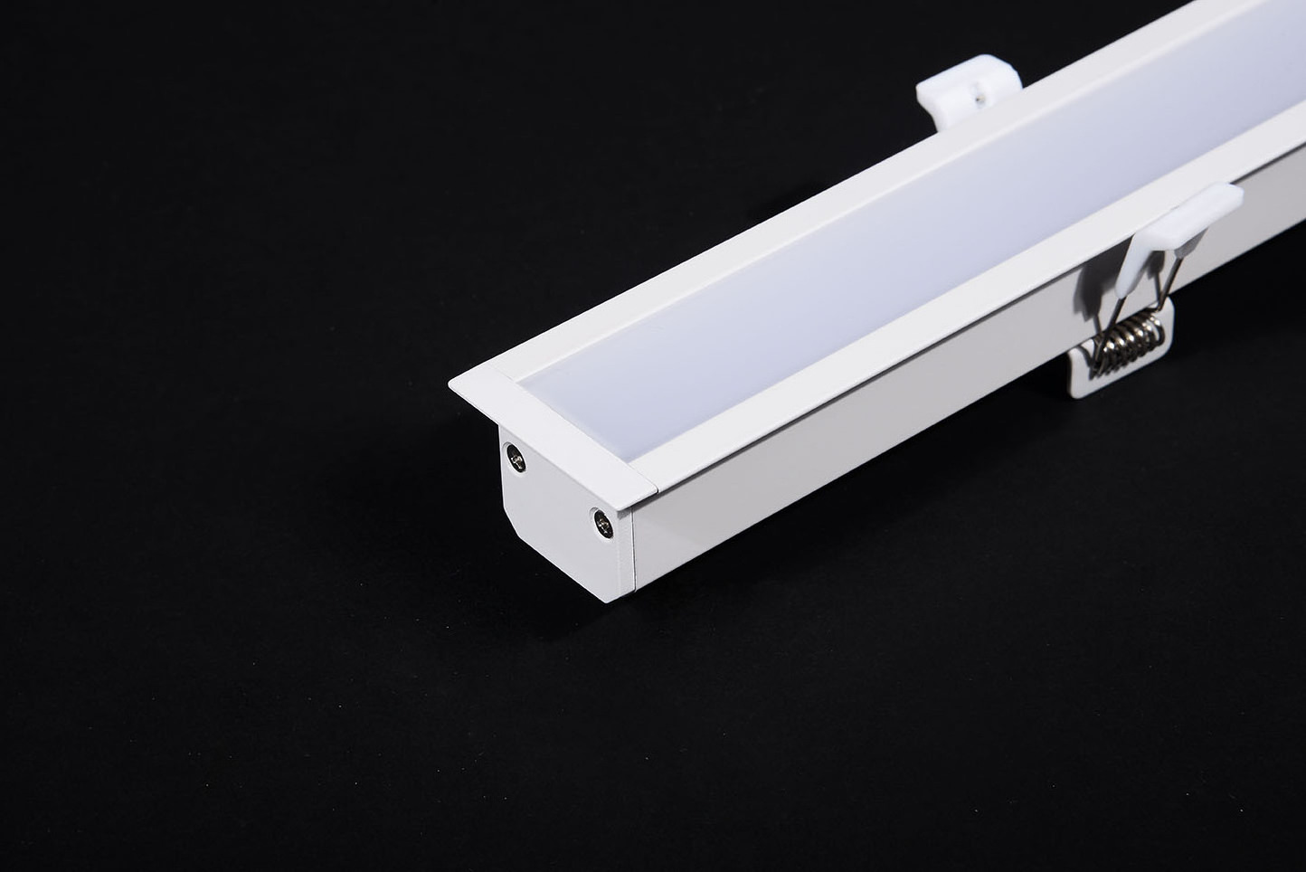 RL043530-60 Hot Sale PC Cover Aluminum Hanging Ceiling Recessed Mounted SMD2835 15 Watt Led Linear Light for warehouse office