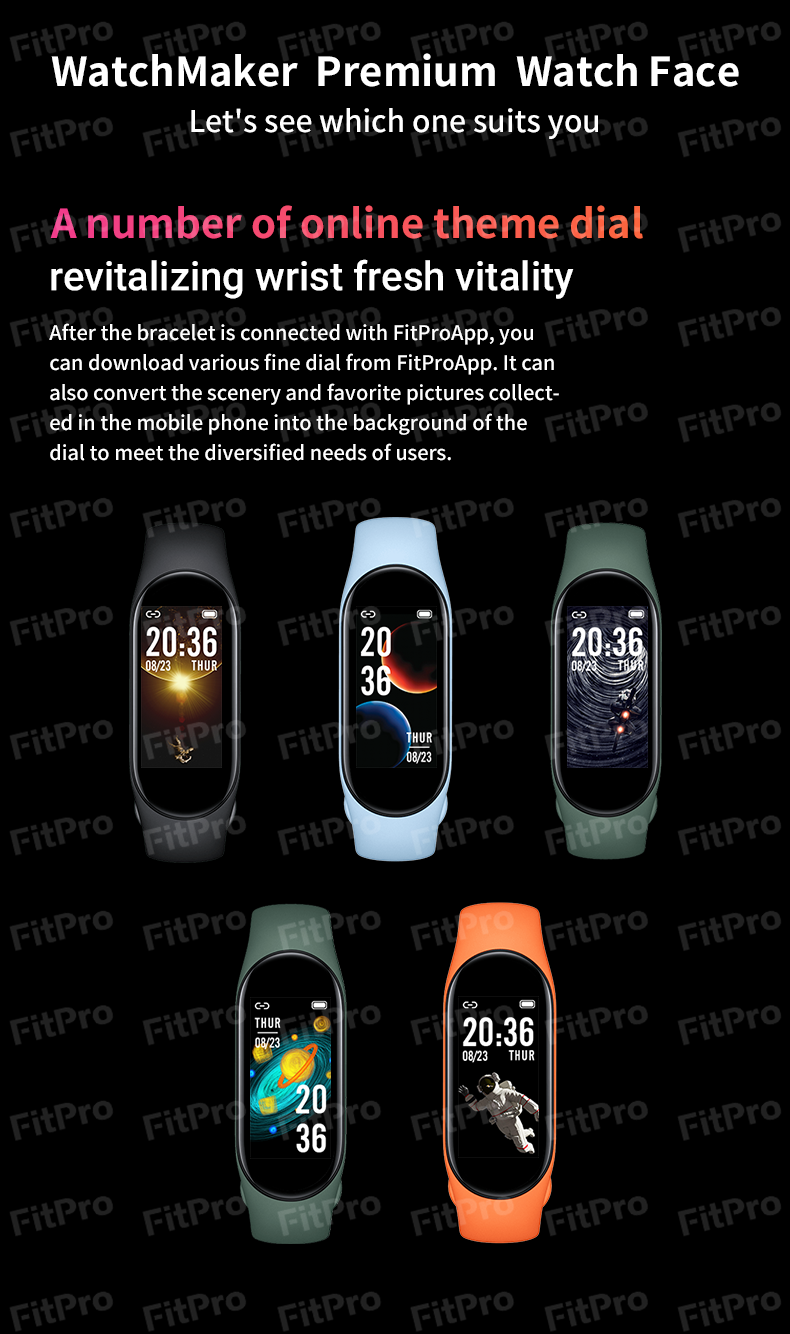 Mi m6 m7 Bracelet Smart Band 7 Waterproof Android Flip Smart Watch Fitness Tracker Reloj Inteligente Smart Watch