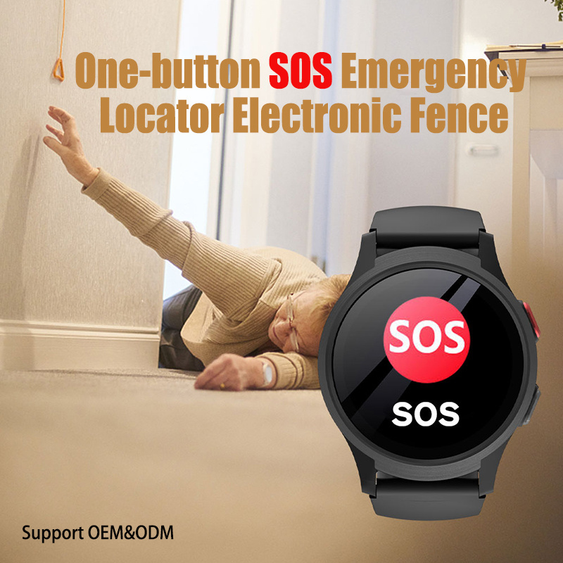 New 4G Elderly Watch Alarm VL18 GPS WiFi GPS Tracker Medicine Reminder SOS smart watch sim card 4g