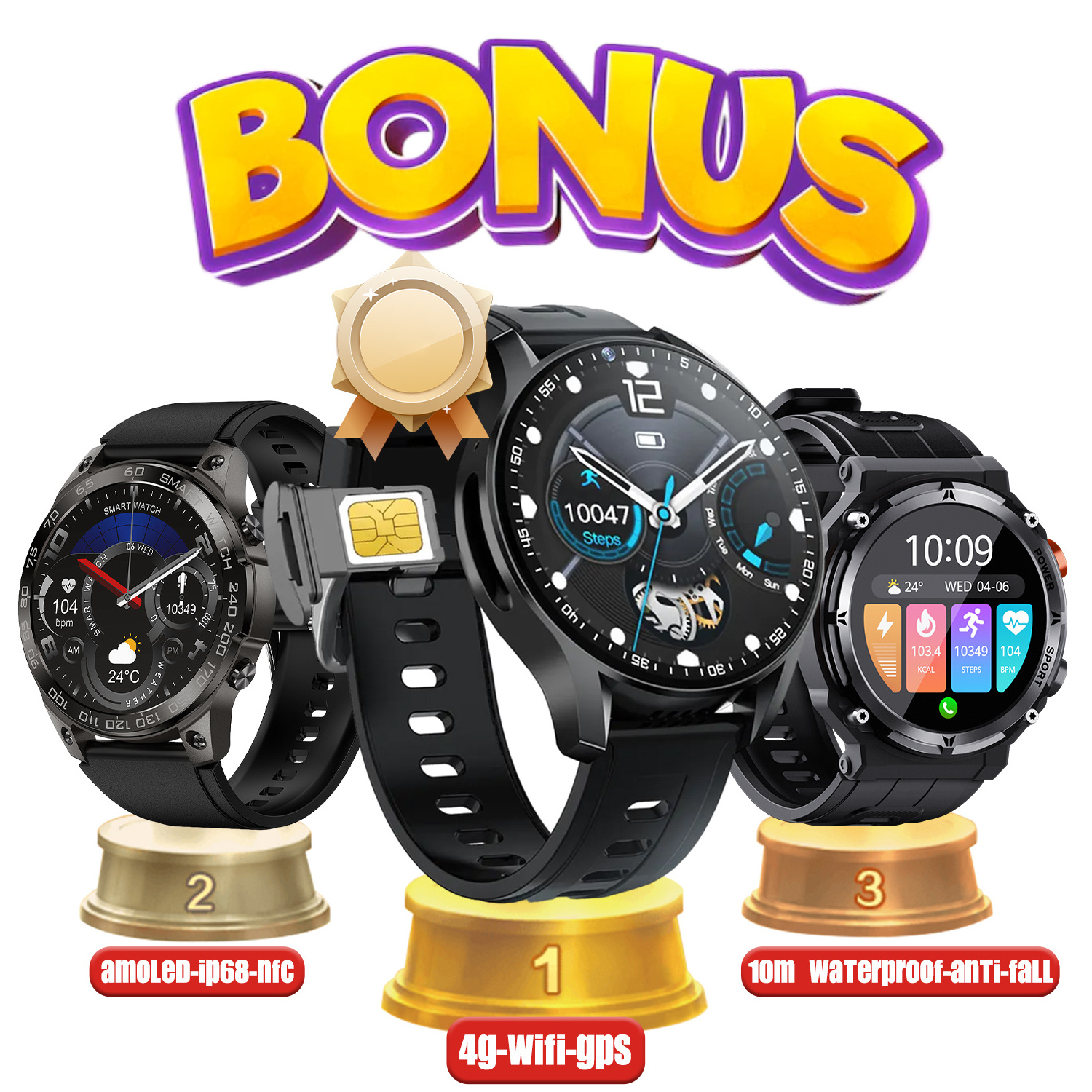 2024 Christmas Gift Present High Quality Hot Selling Smartwatch Mystery Box Lucky BOX 100% Get Smart Watch Electronics Product