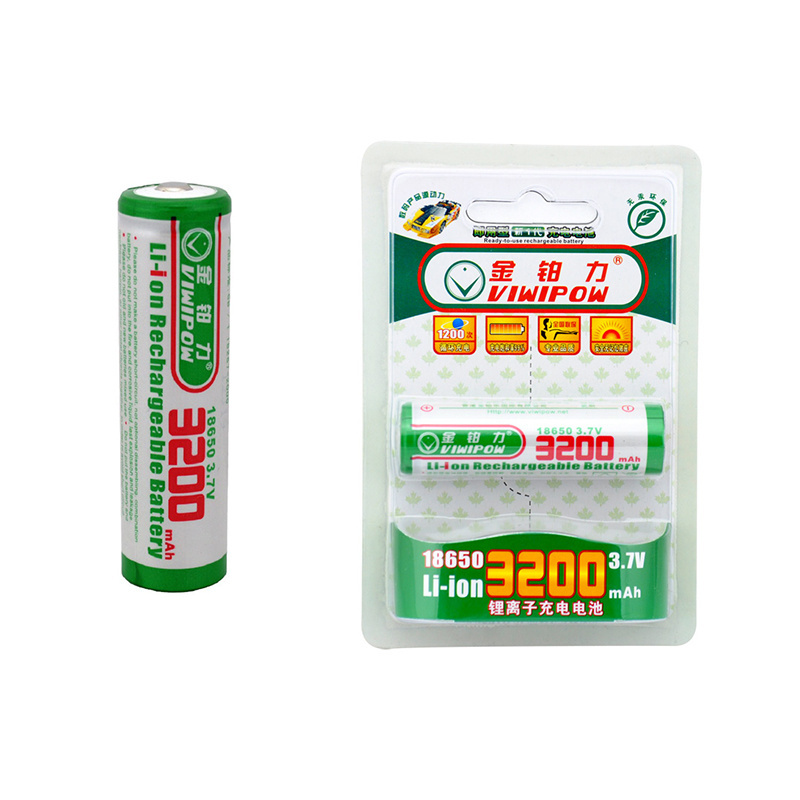 New 3200mah 3.7V battery 18650 lithium ion batteries cell 18650 li Ion Battery with high capacity