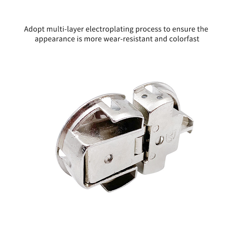 Furniture Accessories All Metal Flap Hinge Zinc Alloy Concealed Hinge