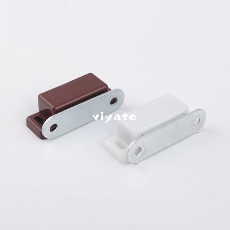 plastic magnet cabinet door magnetic door catch / latch  with plate