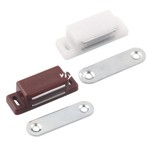 plastic magnet cabinet door magnetic door catch / latch  with plate