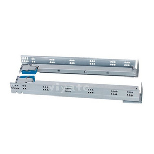 Full extension American type undermount drawer slide with soft closing