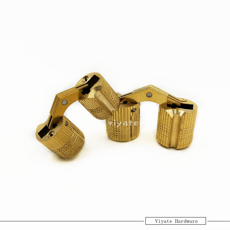 10mm Diameter Hinge Invisible Round Brass Barrel Hinge Concealed Small Box Hidden Cylinder Hinge