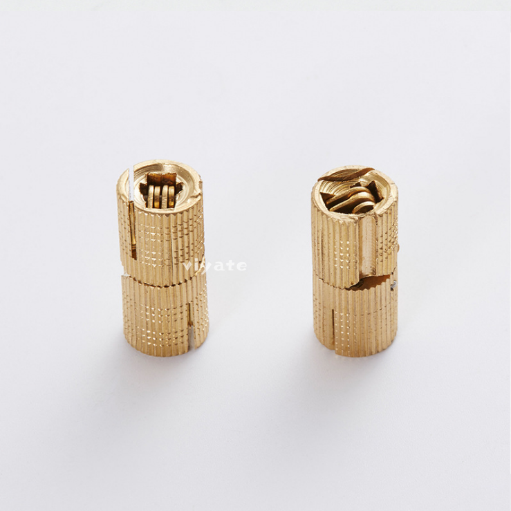 10mm Diameter Hinge Invisible Round Brass Barrel Hinge Concealed Small Box Hidden Cylinder Hinge