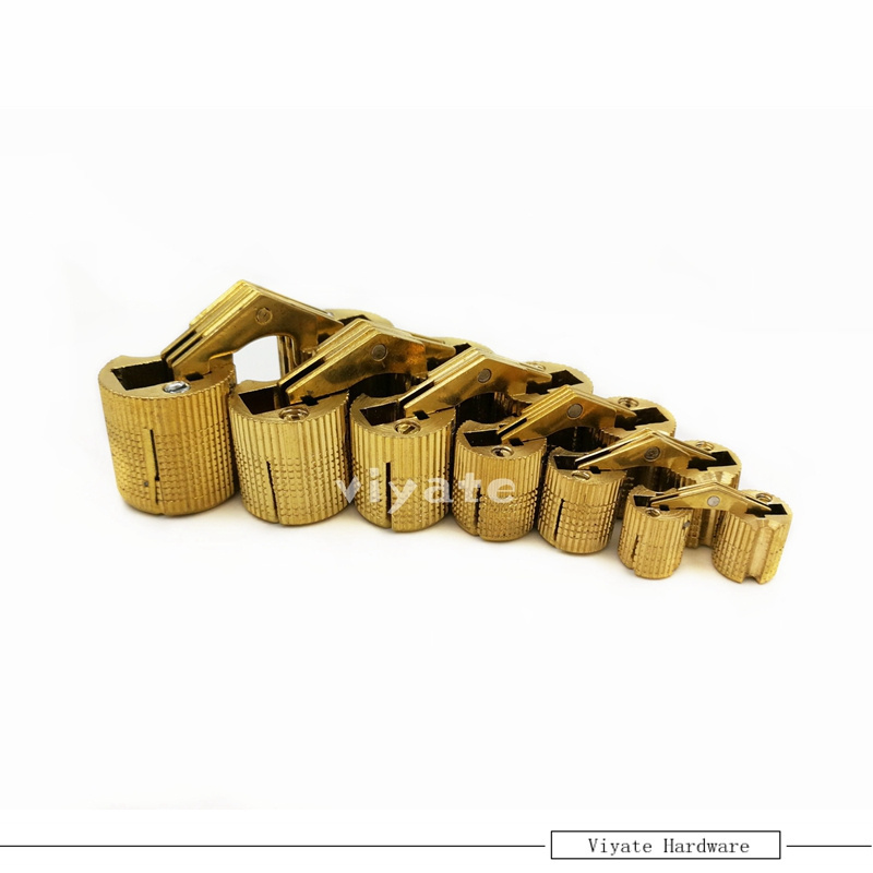 10mm Diameter Hinge Invisible Round Brass Barrel Hinge Concealed Small Box Hidden Cylinder Hinge