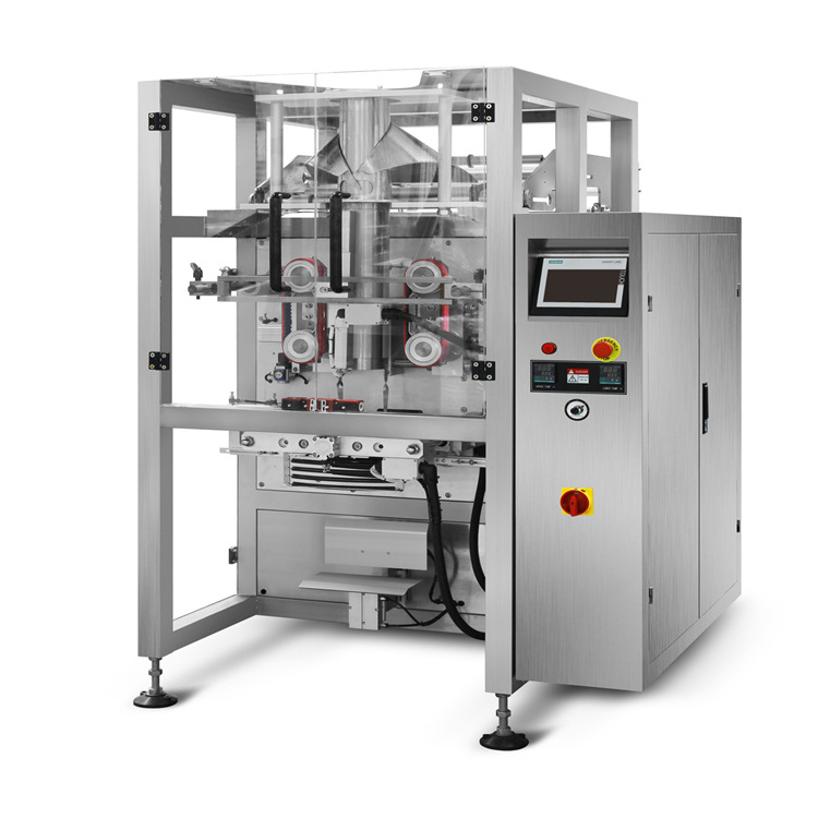 Fully automatic granule glue pudding meat ball Freezing scale dumpling frozen food packing machine