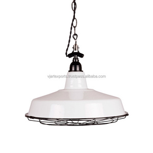 Indian style industrial hanging lamp fittings antique metal iron chandelier dome pendant light fixtures for dinning room