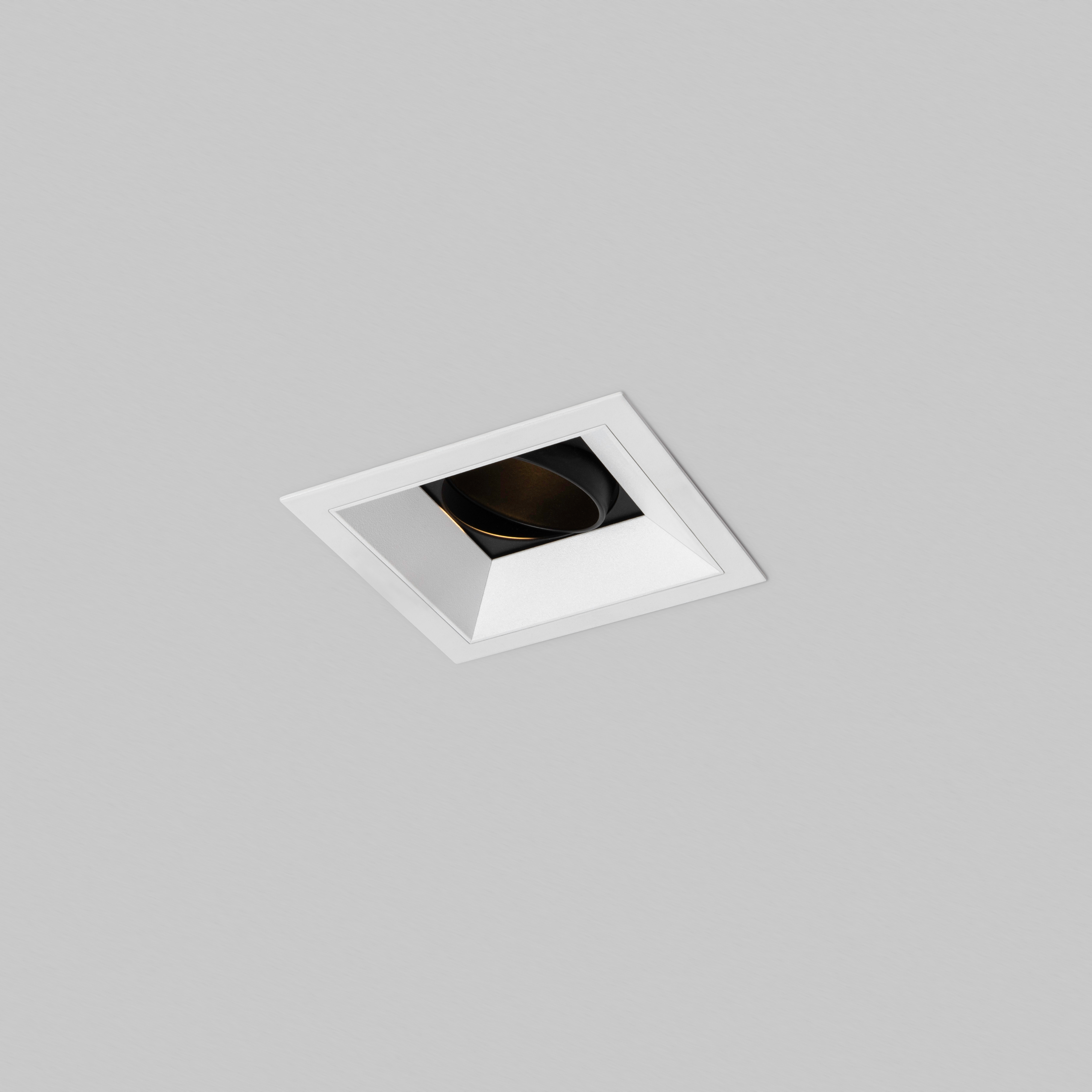 VJC Trim Square Ceiling Lights Embedded Die-Cast Aluminum Indoor Lighting Fixture Gu10/MR16/LED COB Recessed LED Downlight