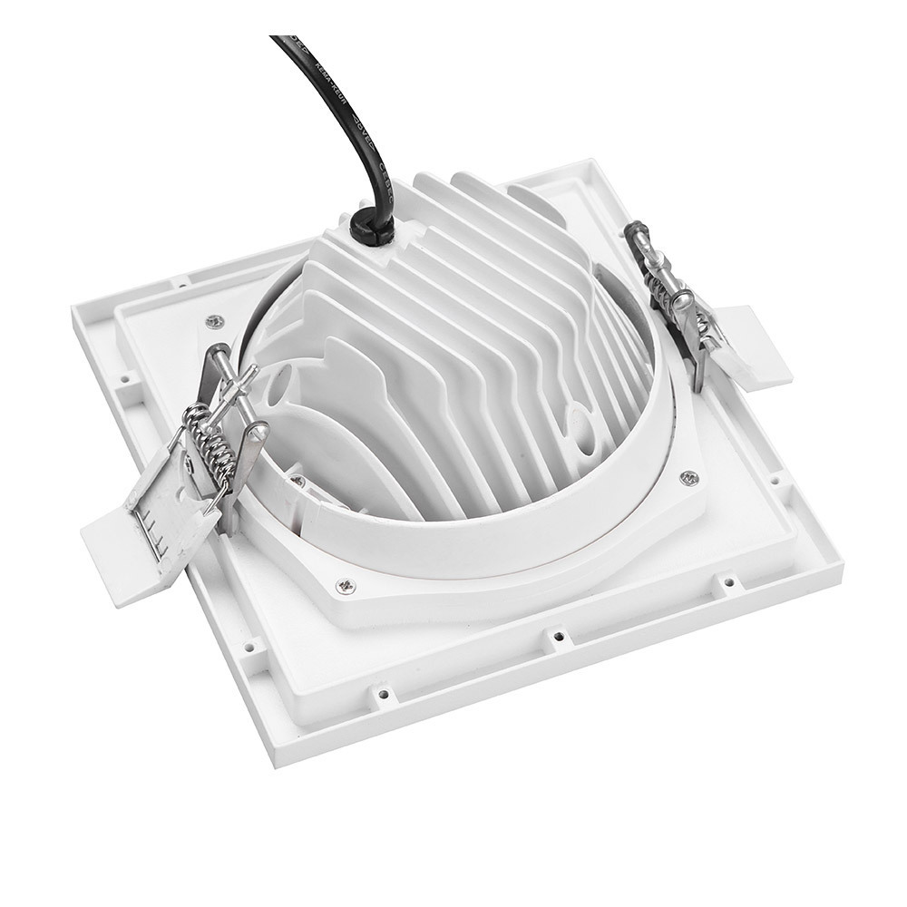 2023 New Design Anti-glare 30W Square Ceiling COB Led Downlight 30W Square Commercial Downlight for indoor outdoor use LED Light