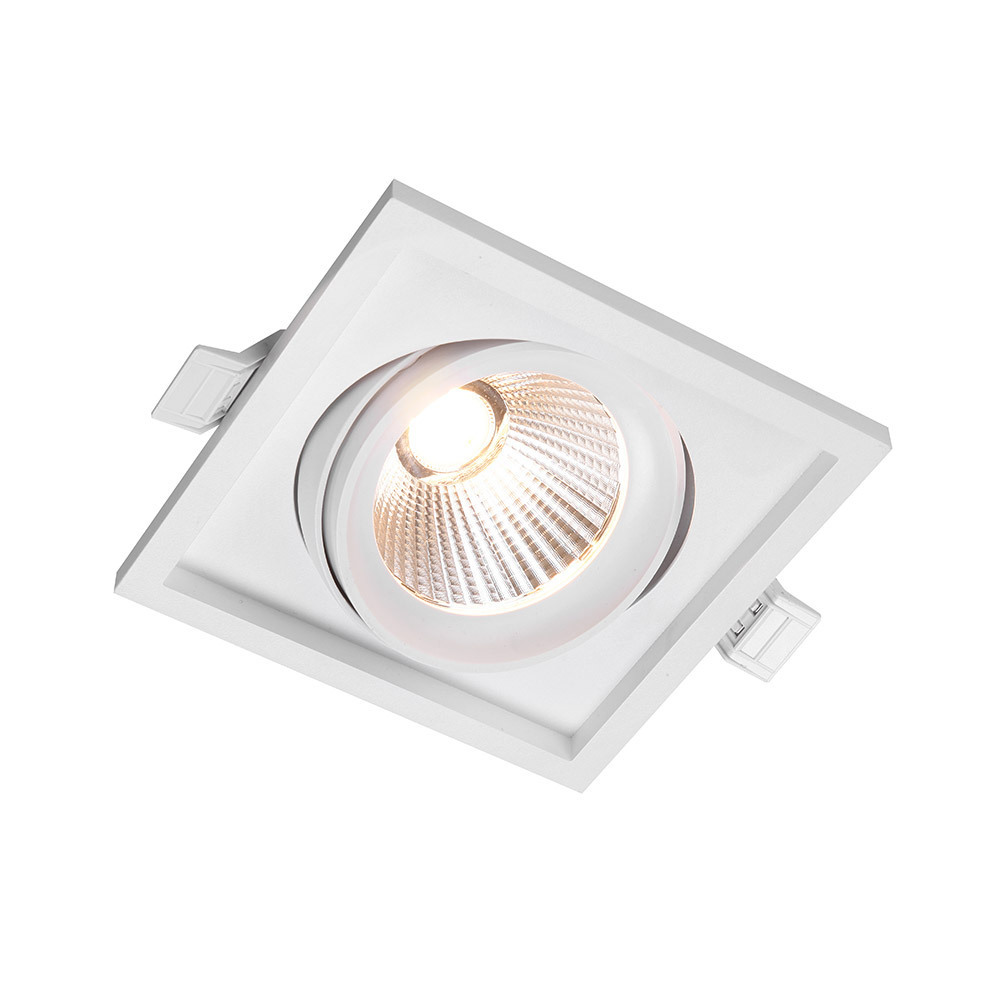 2023 New Design Anti-glare 30W Square Ceiling COB Led Downlight 30W Square Commercial Downlight for indoor outdoor use LED Light