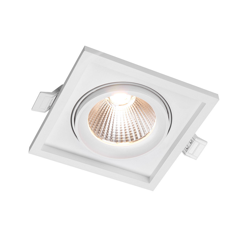 2023 New Design Anti-glare 30W Square Ceiling COB Led Downlight 30W Square Commercial Downlight for indoor outdoor use LED Light