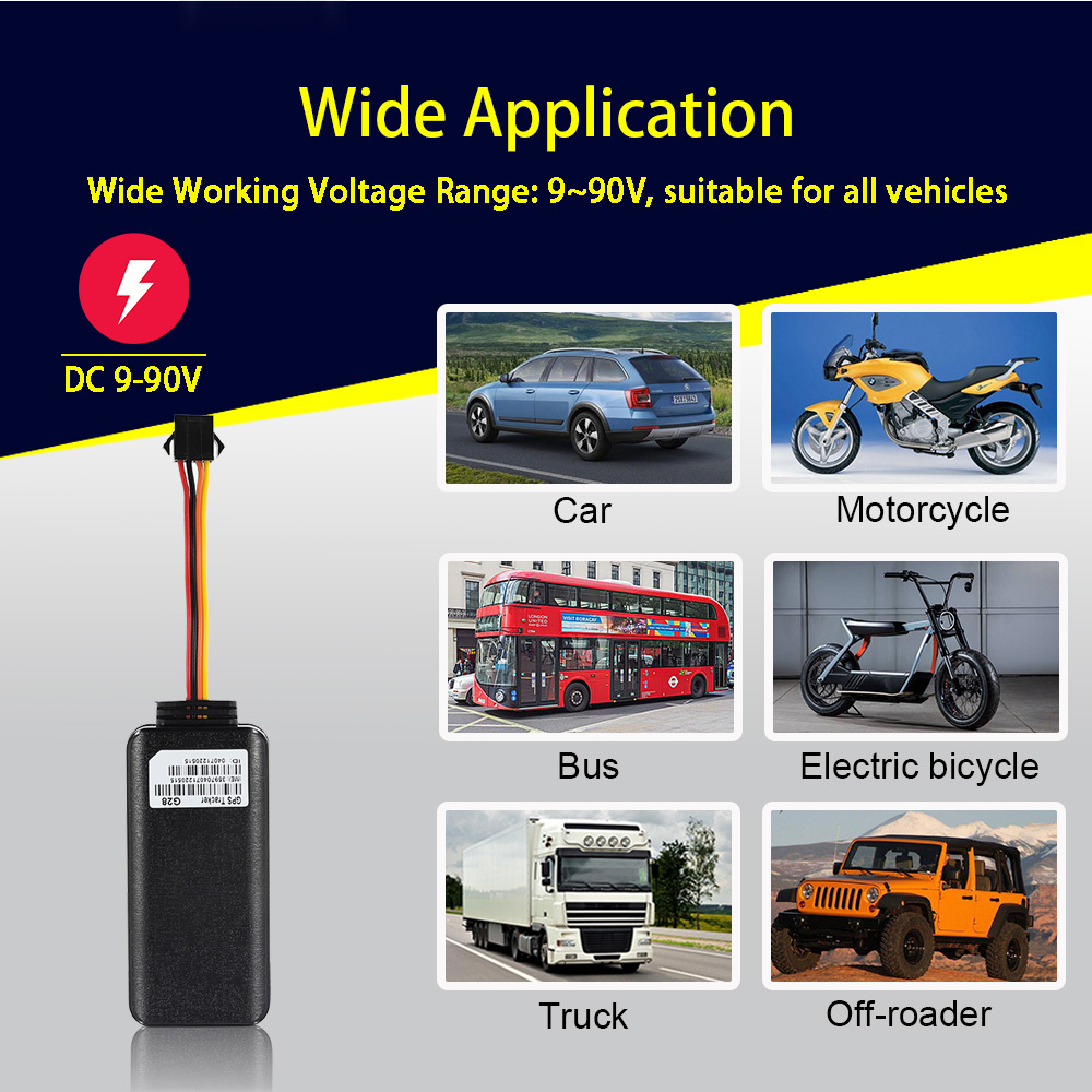 Smallest gps tracker 4G LTE Vehicle Gps Tracking Device 9V-90V Motorcycle GPS Remote Cut Off Oil for Bike Vehicles Anti Theft