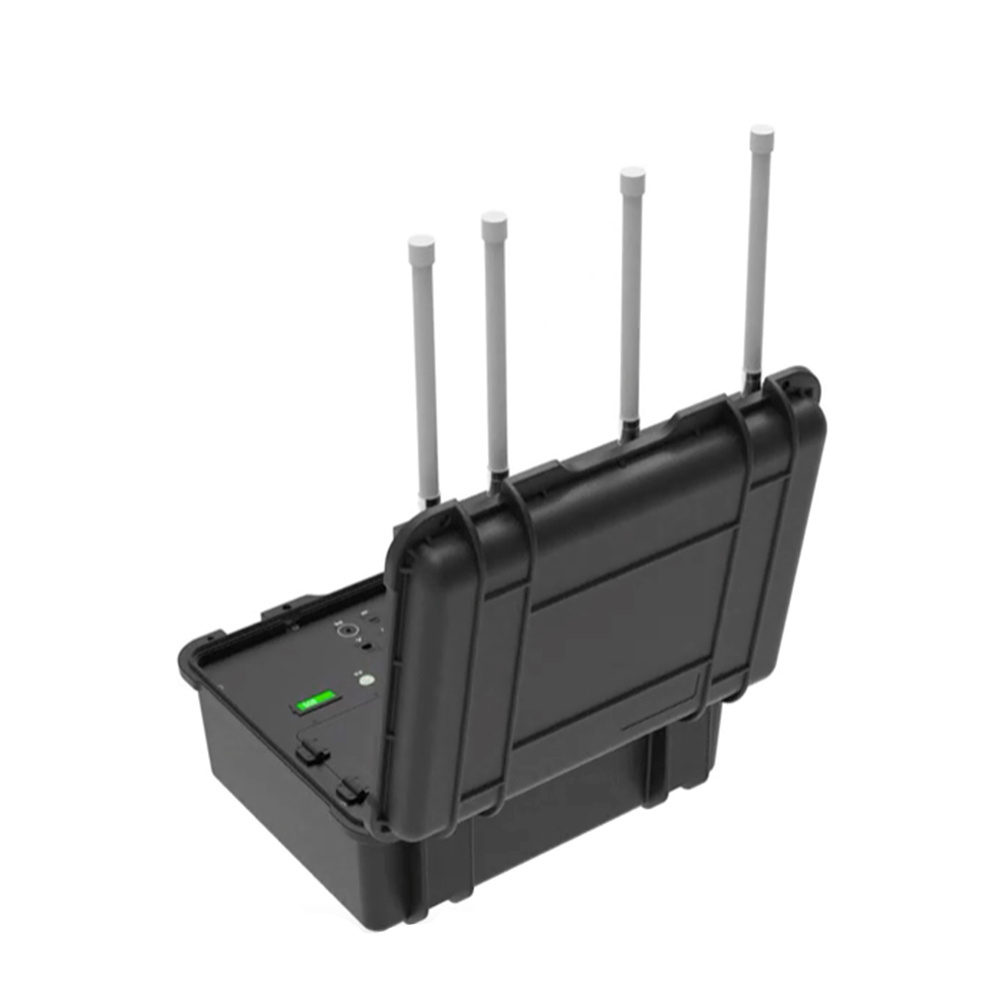 Portable Drone Detector Briefcase for Tracking Detecting Position of Drones & Pilot UAV Locating Monitor Platform System