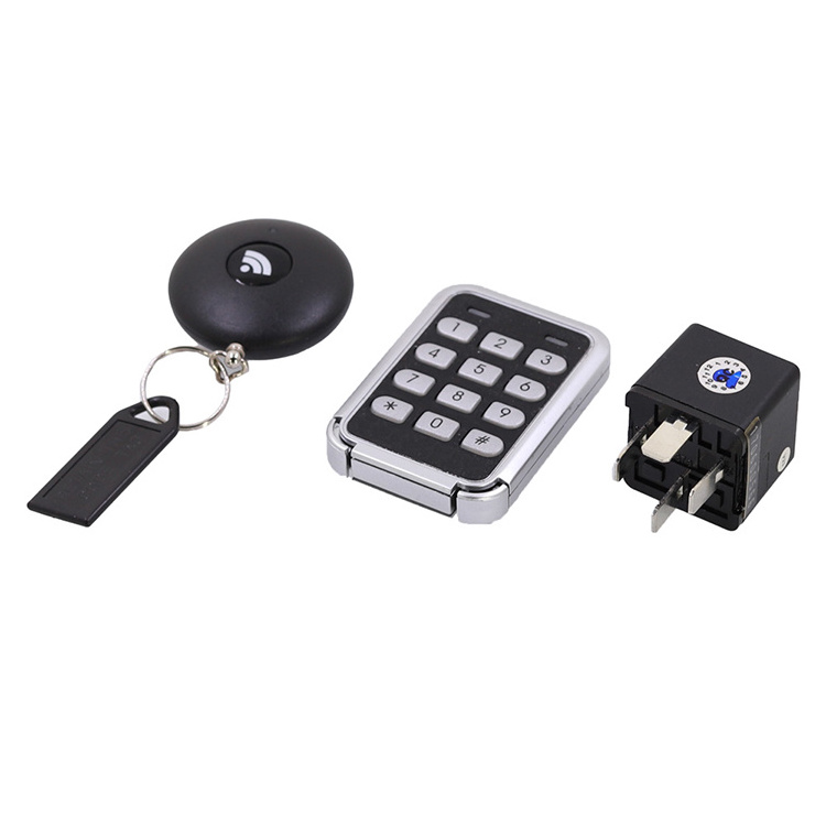 Spy Remote Engine Stop Control Wireless Relay Universal Auto Security Car Alarm And Immobilizer with Key Pad