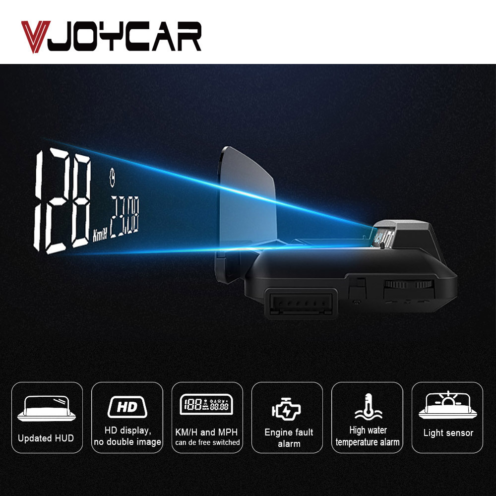 Latest Hud Display Car Digital GPS Speedometer L3 OBD GPS System Reflection Projector Speed Limiter for All Vehicles