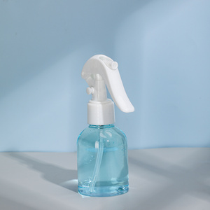 Cosmetics Alcohol freshener packaging use 150ml round shape Mouse Spray Gun Bottle Fine Mist spray bottles