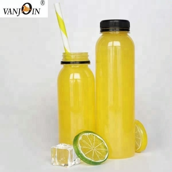 8 12 16 Oz 350 Ml Disposable Drink Bpa Free Clear Juice Plastic Empty Pet Square Juicer Containers Beverage Bottle For Tea