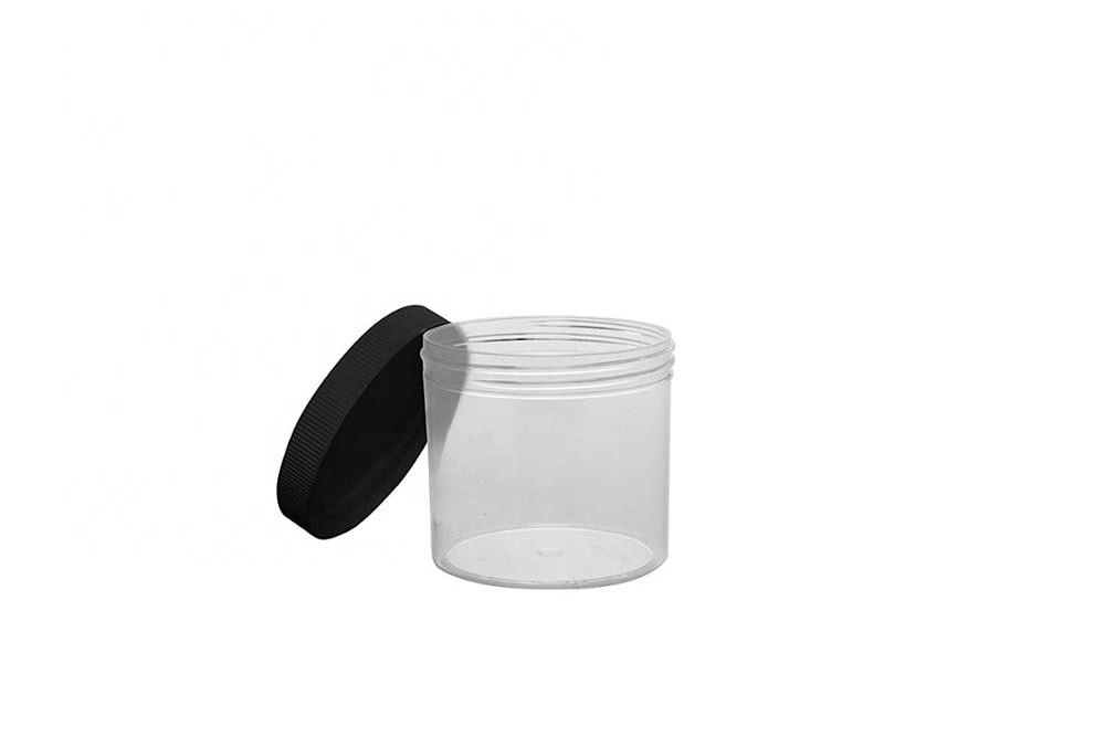 Slime Storage Jars Clear Containers for All Your Glue Putty Making Plastic Packaging DIY 6 oz White