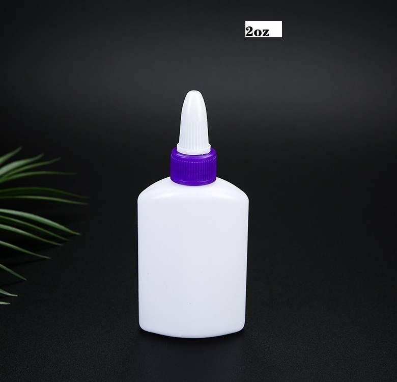 empty seccotine pe bottle squeeze needle glue pointed tip degreasing cleaning plastic applicator bottle for wood white glue