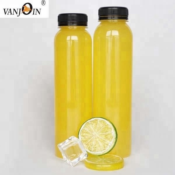 8 12 16 Oz 350 Ml Disposable Drink Bpa Free Clear Juice Plastic Empty Pet Square Juicer Containers Beverage Bottle For Tea