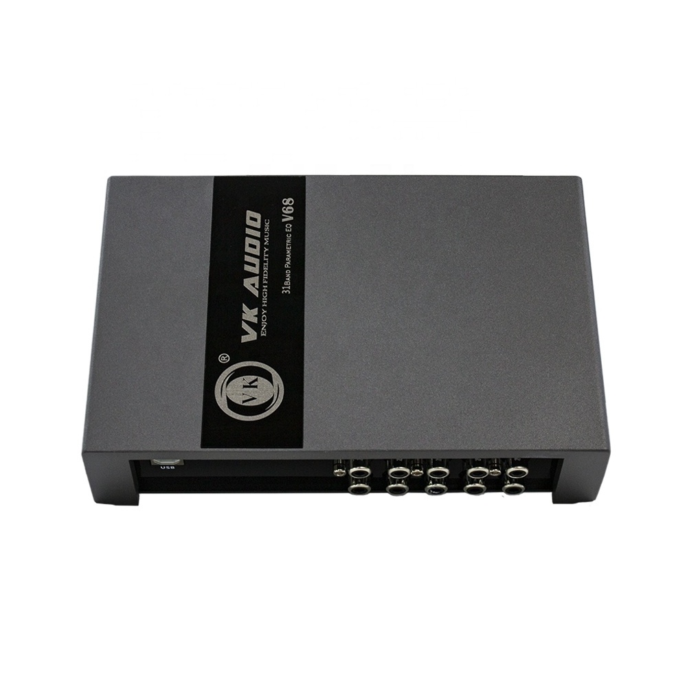 VK 31 Band  EQ DSP New Design Class D 12V Car Audio DSP Amplifier Processor Play Lossless 4 Way 6 Way Car Audio DSP