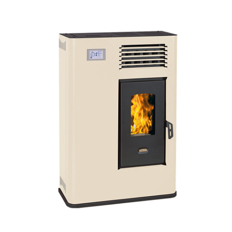 Excellent Quality Hotels Indoor Use 100W Operating Electric Power 91% Efficiency Freestanding Pellet Stove from Bulgaria