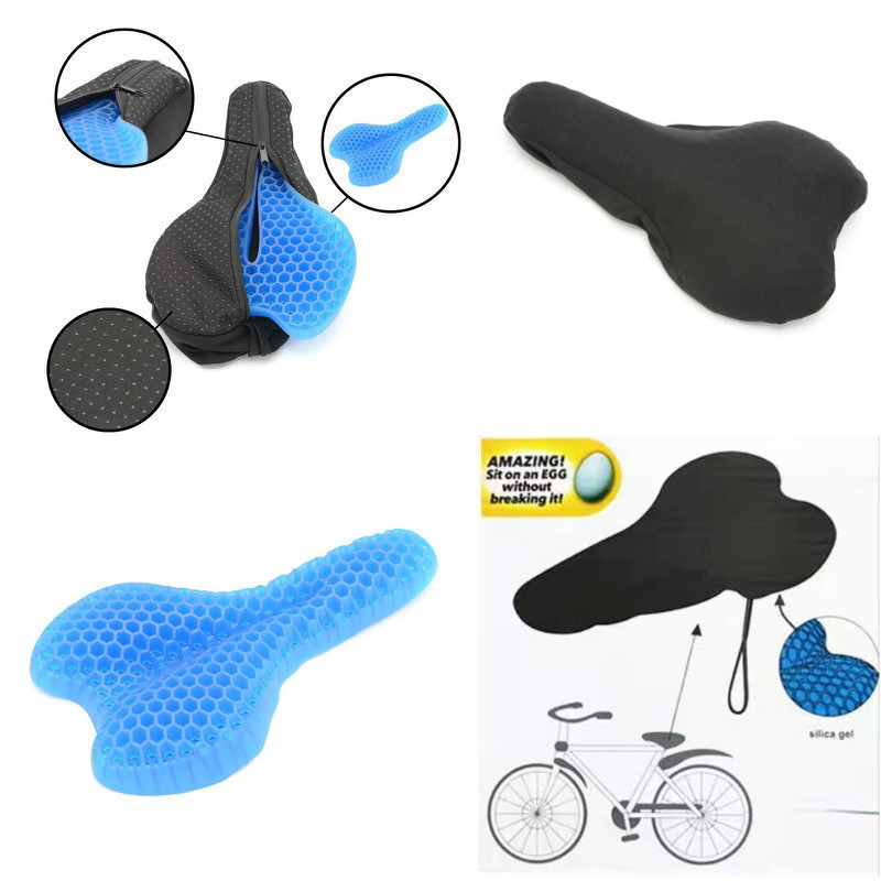 bike electric motorcycle honeycomb gel cushion mat battery car moped Heat insulation breathable motor vehicle shock seat cushion