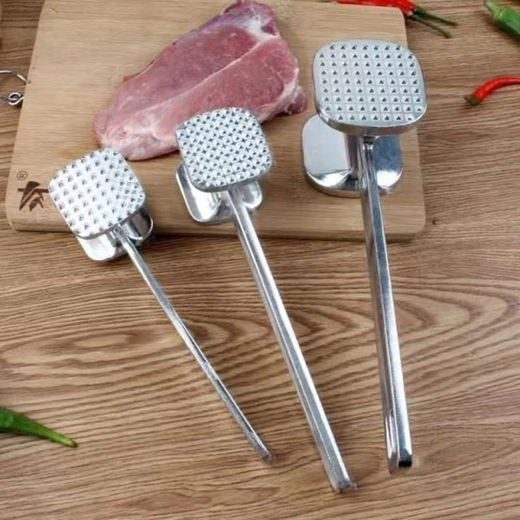 Meat Tenderizer Hammer Tool Mallet Pounder Kitchen Steak Beef Poultry tender loose square knock meat hammer hit meatball hammer