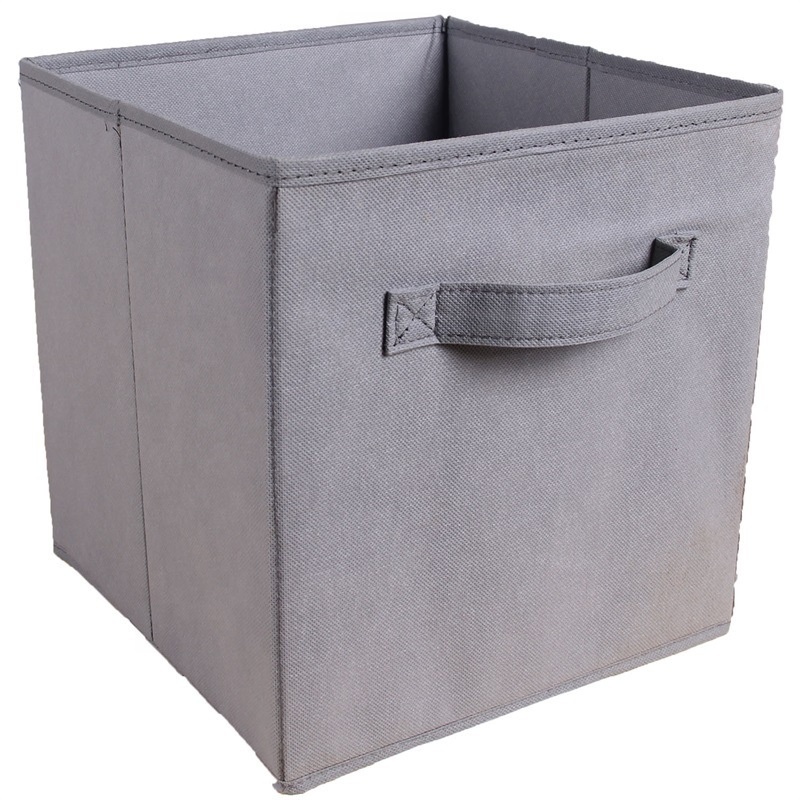 Square Basics Collapsible Fabric Storage Cubes Organizer with Handles Closet fabric snacks toy without cover clothes storage box