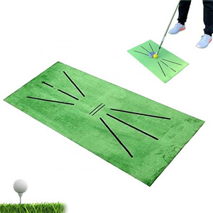 Golf Training Mat for Swing Detection Batting In Door Golf Game Golf Practice Training Aid Game Gift Home Office Outdoor Mat Pad