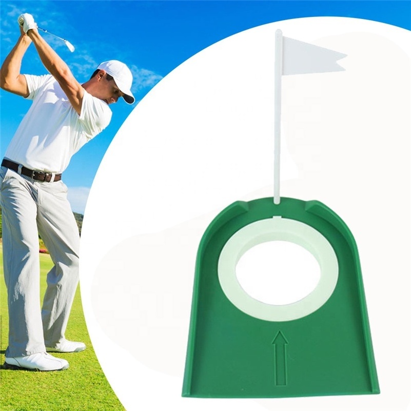 Golf hole Putter Disc Home Office garage putting cup Trainer Golf Training Aids Putting Practice putting training aid flag