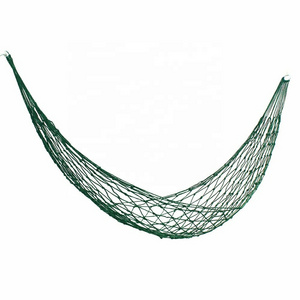 Factory Bestseller Factory Supply Single Hammock/Nylon Rope Hammock Outdoor Mesh Hammock/Portable Camping Leisure Mesh Hammock